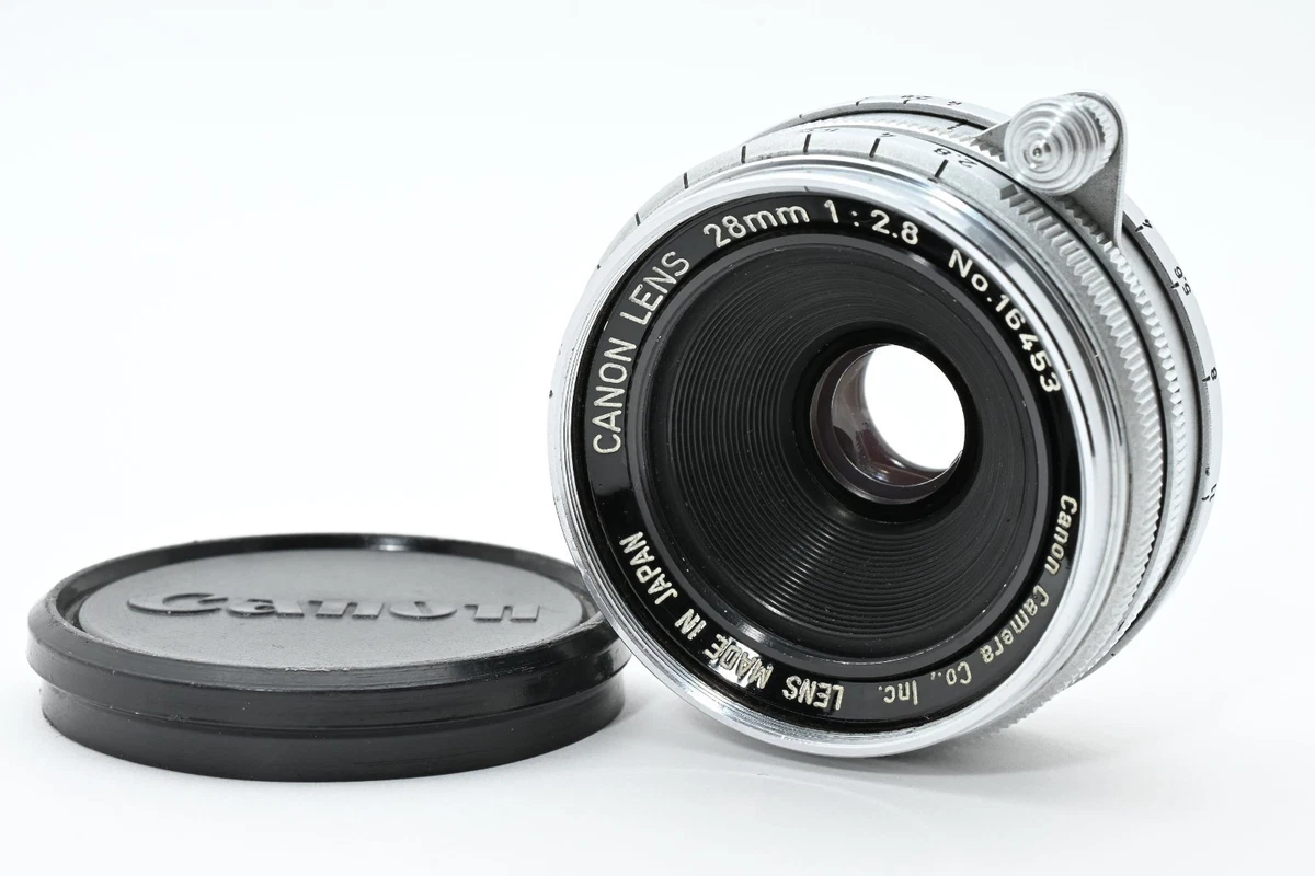 実用美品　Canon 28mm f2.8 ライカL 小型軽量 Leica ltm Canon 