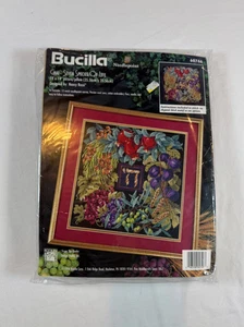 Bucilla "Chai- Seven Species Of Life" Needlepoint Kit #60746 14”/14” NEW Hebrew - Picture 1 of 13