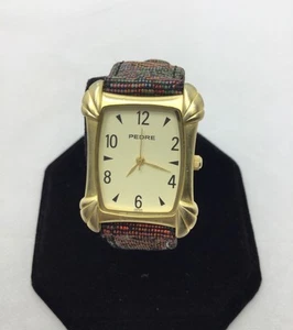 Pedre Goldtone Bezel Wrist Watch (parts/repair) - Picture 1 of 5
