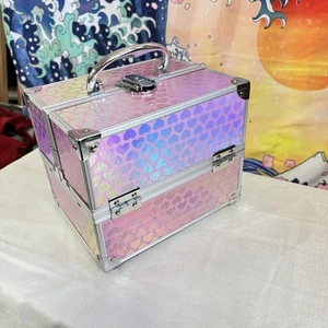 Aluminium Schmink Zug Koffer Schmuckkästchen Kosmetik Organizer - Bild 1 von 9