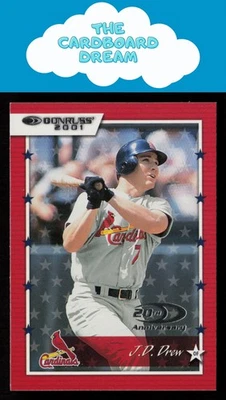 J.D. Drew 2001 Donruss #32 St. Louis Cardinals Baseball Card - Image 1 of 2
