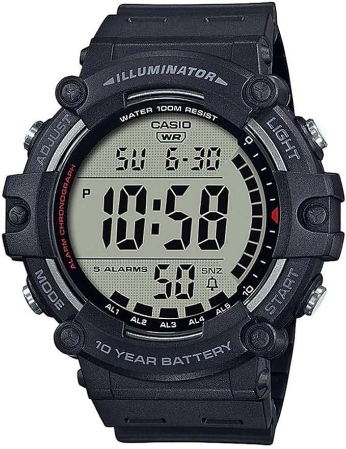 Casio Illuminator Serie AE1500WH |Batería 10 Años | Retroiluminación LED Reloj Hombre Foto 1 de 1