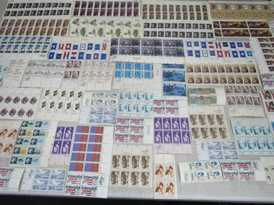 Nystamps US much mint NH stamp plate block collection hi face value & cost n8be - Image 1 of 4