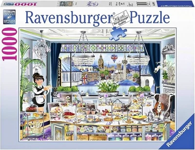 RAVENSBURGER IGSAW PUZZLE "LONDON TEA PARTY" 1000 PIECES No. 139859 IDEAL XMAS - Image 1 of 2