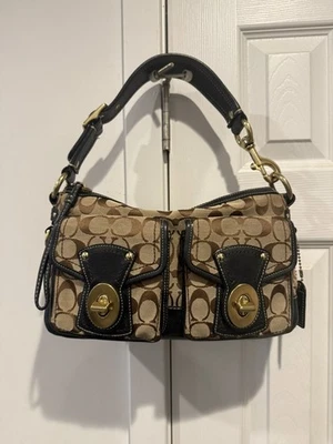 COACH Legacy Turnlock Shoulder Bag 65th Anniversary Signature Leather Canvas - Image 1 of 4