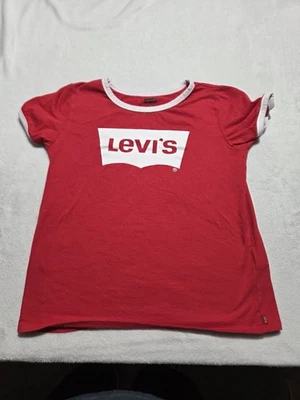 Camiseta Levi's Rojo y Blanco Logo Talla XL Niña Niño X-Grande Foto 1 de 4
