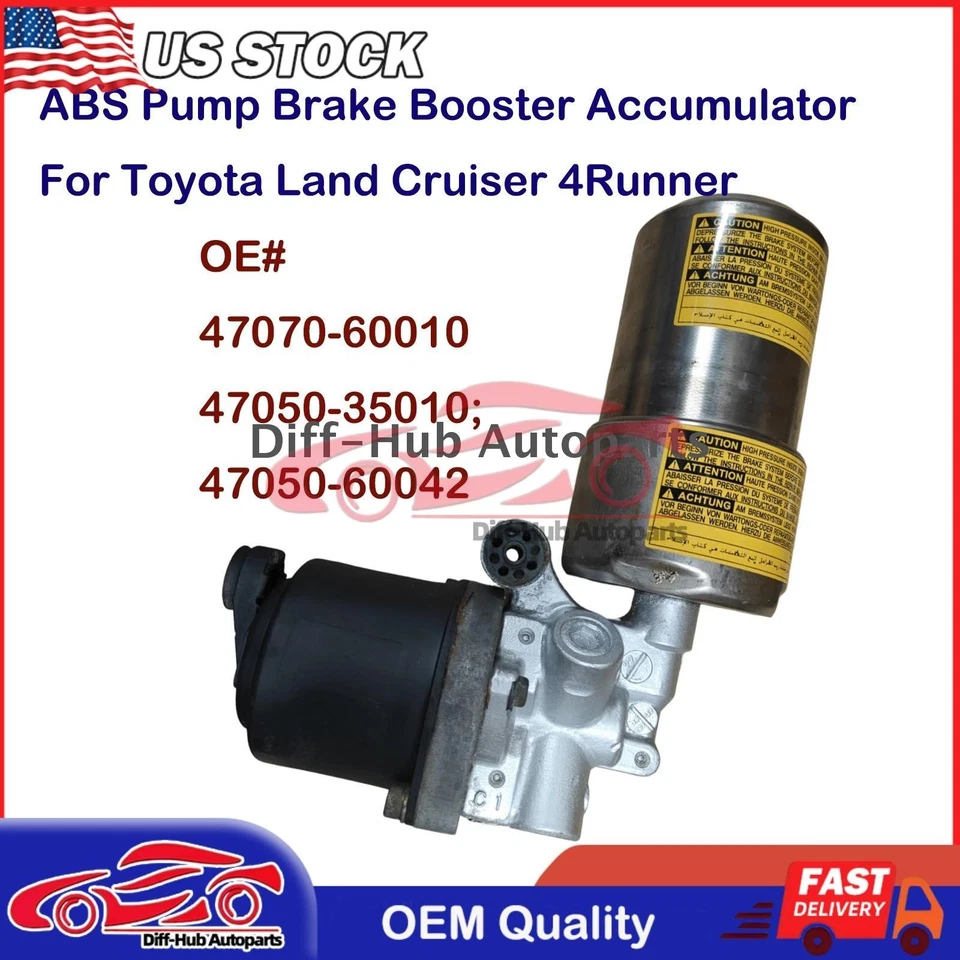 47070-60010 ABS Pump Brake Booster Accumulator For Toyota Land Cruiser 4Runner Foto 1 de 4