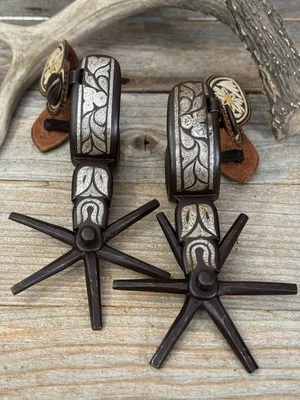 华丽墨西哥吉娃娃大号雕刻马刺带肩带 — 第 1/4 张图片