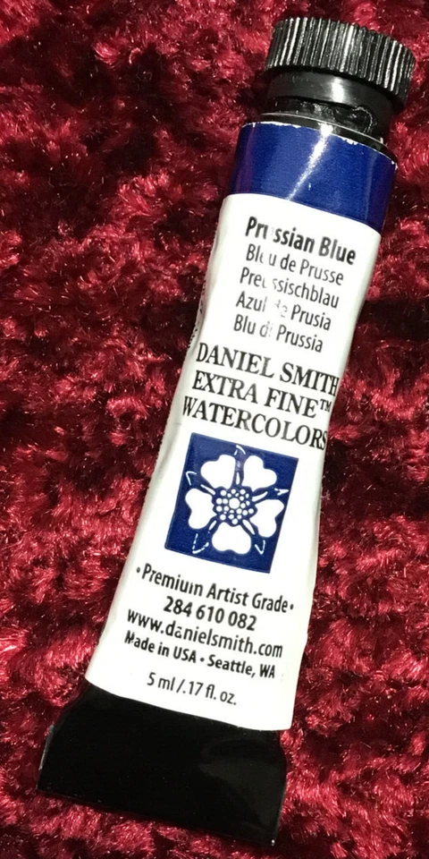 284610082 Daniel Smith Extra Fine Watercolor 5ml Prussian Blue