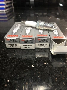 REAL GENUINE NEW NGK OEM+ Laser Iridium Spark Plugs 4-Pack 4477 ITR6F13 - Foto 1 di 1
