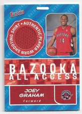 Joey Graham 2005-06 Bazooka All Access Jersey card