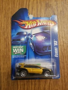 2006 Hot Wheels Flight '03 #185 Gold 10 Spoke Rims (Damaged Card) - Picture 1 of 5