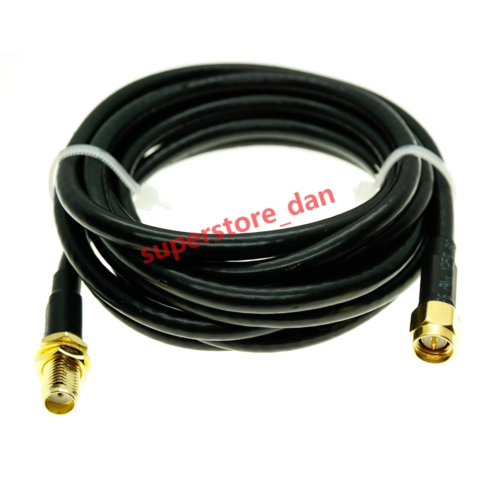 Extension Cable RG58 SMA Male to SMA female connector lot WiFi Antenna Jumper - Image 1 of 1