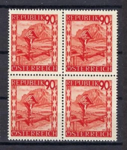 Austria 1948 Sc# 511 Wayside Shrine Tragoss Styria block 4 MNH CV $25 - Picture 1 of 1