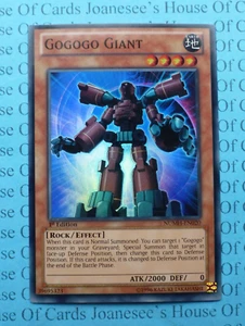 NUMH-EN020 Gogogo Giant Super Rare Yu-Gi-Oh Card 1st Edition New - Picture 1 of 3