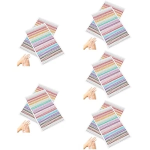 5 Count Rhinestone Stickers Child Jewels for Face Craft Rhinestones Flatback - Zdjęcie 1 z 12