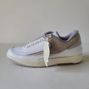 Nike Air Jordan 2 Python basse bianche grigio cemento DV9956-100 - Foto 1 di 5
