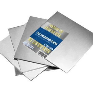 Stainless Steel Sheet Plate Brushed Polish 1.2mm Thick Multiple Sizes - Picture 1 of 10