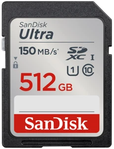 original SanDisk 512GB Ultra SDXC SD Card Class 10 UHS-I Memory Card 150MB/S UK - Picture 1 of 12