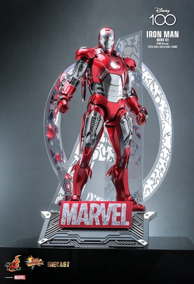 Hot Toys Marvel Iron Man Mark VII D100 1/6 Action Figure (MMS696D54)