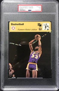 1977-79 SPORTSCASTER KAREEM ABDUL- JABBAR JAPAN #02-03 PSA 7 NM ~ LA LAKERS - Picture 1 of 2