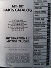 International Ih B-100 To B-180 Truck Parts Catalog Manual 4X4 6X6 Bc Bcf Mt-107