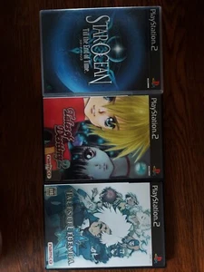 PS2 Tales of Destiny 2 & Legendia &Star ocean3 Namco Enix game RPG set Japan - Picture 1 of 5