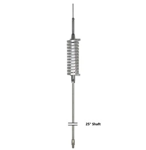 CB Tunable Mobile Radio Antenna Flat Aluminum Coil 25" Shaft 3/8"x24 BR7925 - Picture 1 of 3