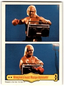 1985 O-pee-Chee WWF Wrestling Wrong Kind of Music! / Hulk Hogan #56 - Picture 1 of 2