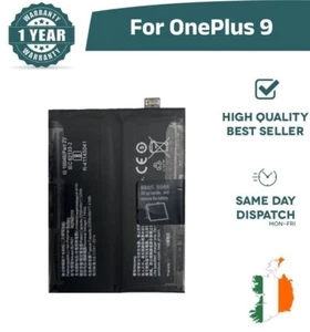 Replacement Battery For OnePlus 9 4500mAh LE2113 LE2111 LE2110 7.74V BLP821 New - Zdjęcie 1 z 3