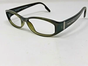 NAUTICA “SABA 330” Sunglasses Frame 53-16-130 Dark Green Clear M340  - Picture 1 of 8