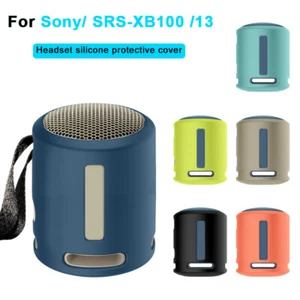 Silicone Protector Cover Case for Sony SRS-XB100 XB13 Portable Bluetooth Speaker - Picture 1 of 21