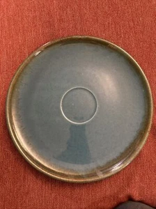 Brock Ware California Rustic Pottery Desert Mist Blue- 10 1/2” Saucer -Chip Dip - Picture 1 of 2