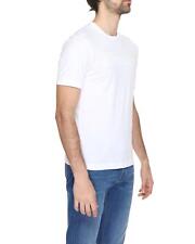 Blauer Men's Plain  Cotton Short Sleeve T-Shirt In White