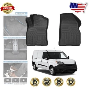 Waterproof TPE All-Weather Mat Set for Ram ProMaster City (2015-2022) - 1st Row - Picture 1 of 9