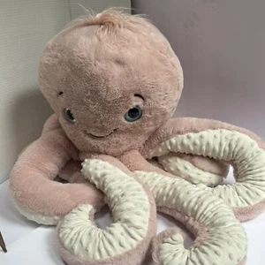 Octopus Plush XL 36" Giant Jumbo Pink Stuffed Animal Minky Dot Big Eye Walmart - Picture 1 of 15