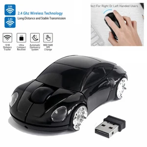 2,4 GHz Bezprzewodowa mysz optyczna USB Komputer Bezprzewodowa mysz samochodowa Myszy do laptopa PC - Zdjęcie 1 z 18