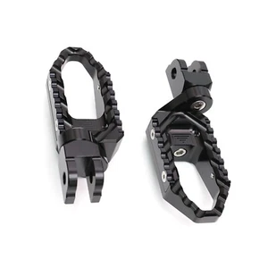 TOUR Front 25mm Lowering Foot Pegs Black For NC750 S/X 14-18 19 20 21 22 23 - Picture 1 of 6