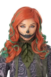 Auburn Green Child Wig Wavy Mid Length Costume Accessory for Kids - Picture 1 of 2