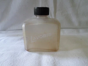 Vintage Frosted Lavoris Bottle Glass Decor - Picture 1 of 3
