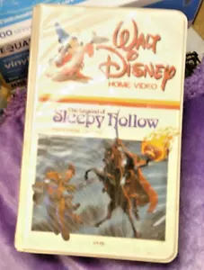 Walt Disney The Legend Of Sleepy Hollow CLAMSHELL VHS OOP + 2 CARTOONS - Picture 1 of 1