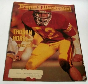 Ultra RARE October 1983 Trojans Illustrated Magazine Jack Del Rio Ricky Leach - Picture 1 of 7
