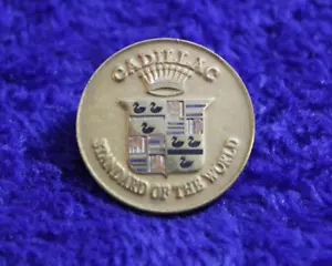 Cadillac Standard of the World Hat Pin Lapel Pin Emblem Accessory GM Escalade GM - Picture 1 of 5