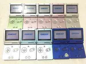 Lote 10 de Consola Sistema Nintendo GameBoy Advance SP Verde Rosa Plata Azul #3 - Imagen 1 de 10