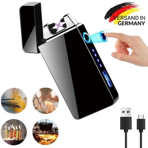 Feuerzeug Lichtbogen Feuerzeug Elektro Feuerzeug Plasma Lighter USB aufladbar DE - Bild 1 von 16