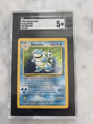 1999 Pokémon Base #2 Blastoise Holographic Italian - Image 1 of 3