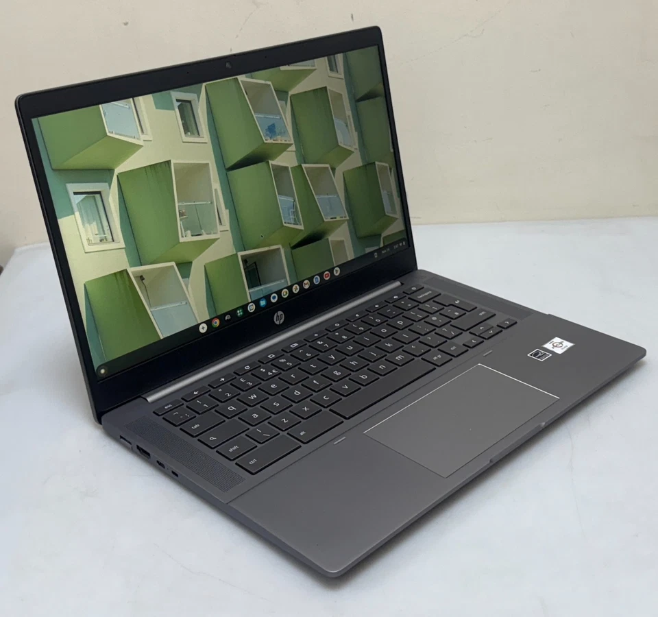 HP CHROMEBOOK 14" 14B-NA0005NA FULL HD DISPLAY AMD ATHLON SILVER RADEON SSD B&O - Image 1 of 4