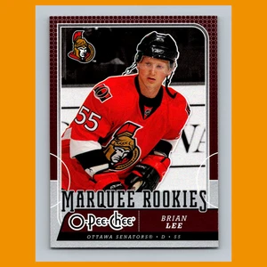 Brian Lee Rookie #516 2008-09 O-Pee-Chee Ottawa Senators Hockey Card NHL - Picture 1 of 3