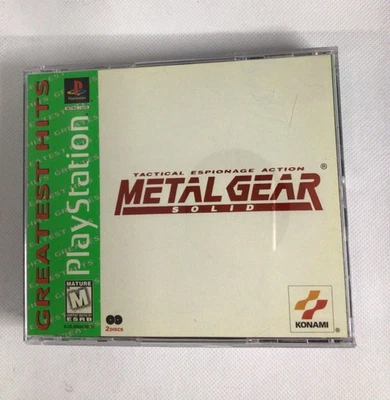 Metal Gear For Ps1, CIB with Manual  - Image 1 of 4
