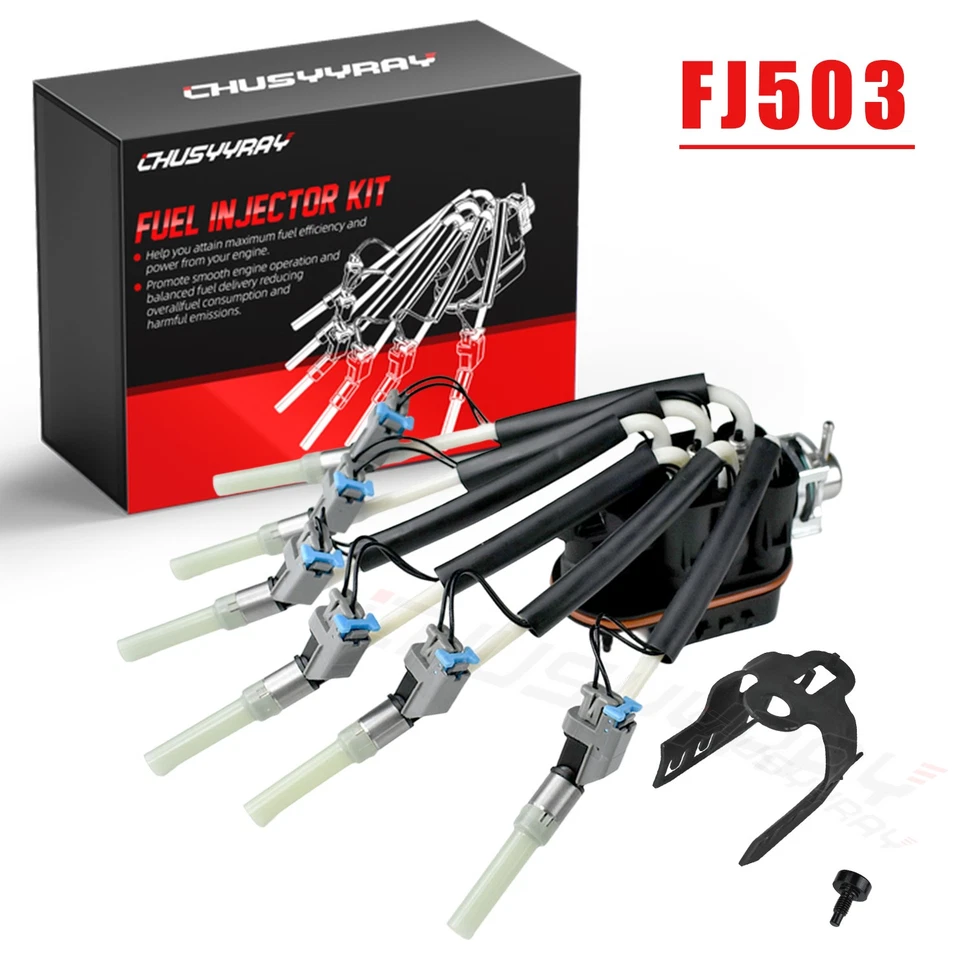 Inyectores de combustible Spider para camioneta Chevrolet S10 GMC Sonoma 4,3 L 1996 1997-2004 Foto 1 de 4